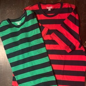 Striped crew neck *2 shirt bundle*